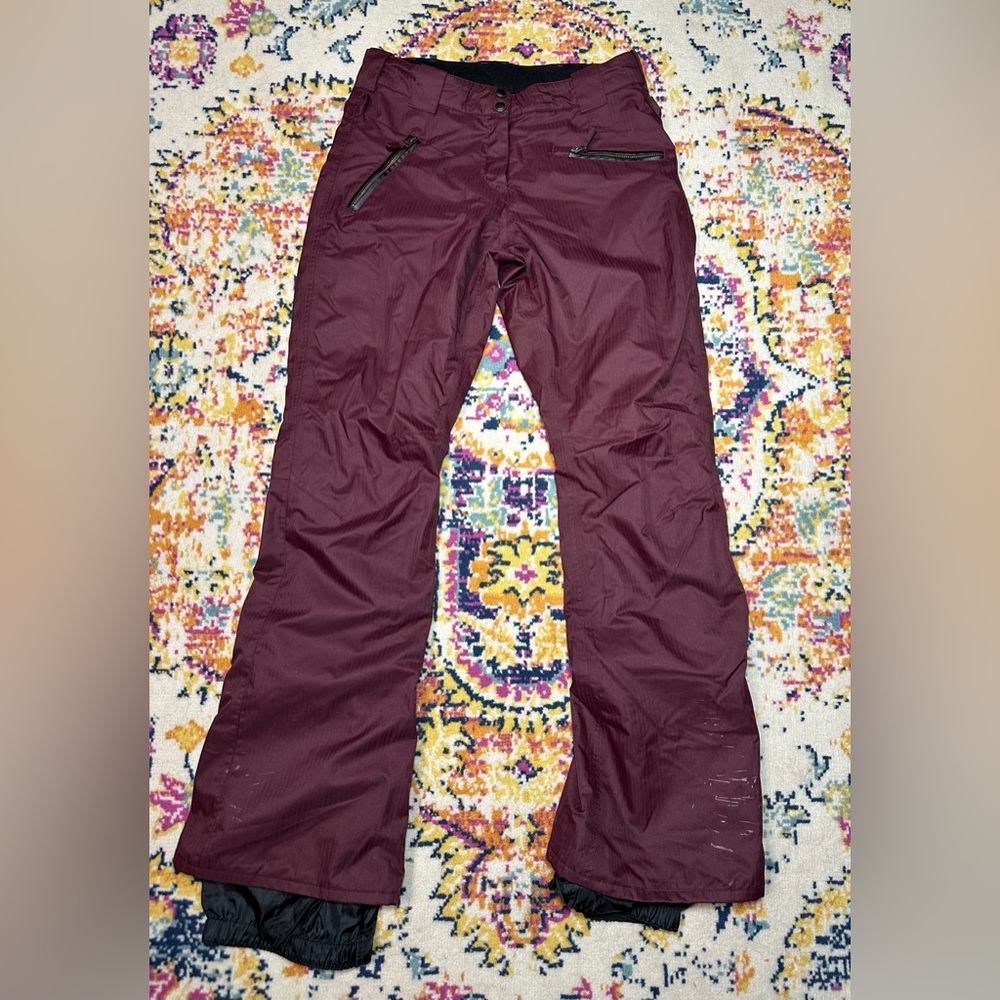 Rossignol Burgundy Colored Ski Snowboarding classic pants size Small